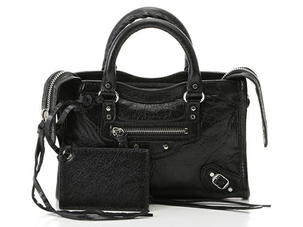 Balenciaga The City shoulder bag black lambskin